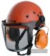 Edelrid Arborlight Work  visor Helm mit Geh&ouml;rschutz und Gazevisier