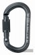 Petzl OK Screw Lock Karabiner Schwarz